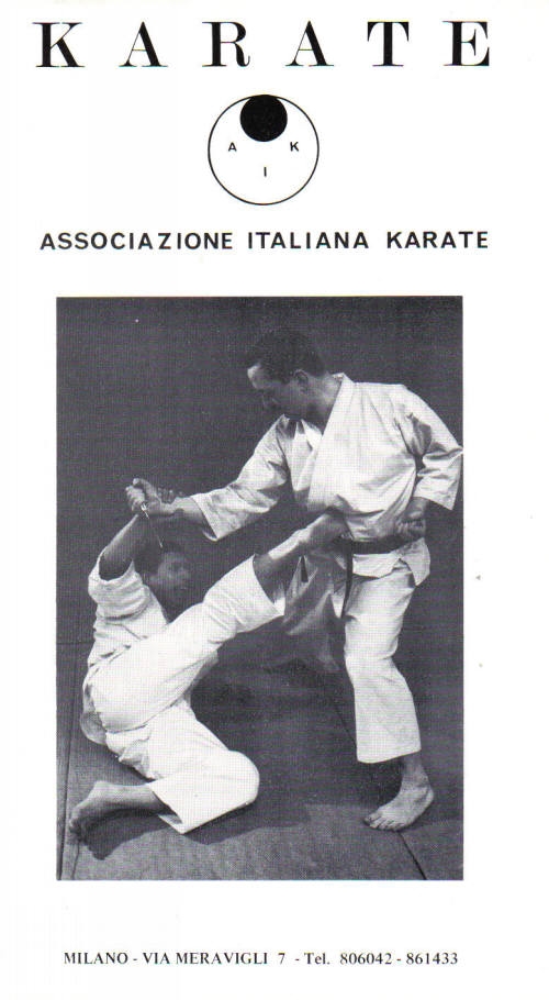 ( Nella locandina il Maestro Shirai esegue difesa da coltello sul Maestro Fassi)