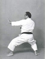 rotazione di 90° e<br>Ko-Kutsu-Dachi<br>Chudan-Shuto-Uke sinistro