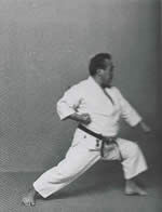 Gedan Barai in posizione Zen-Kutsu